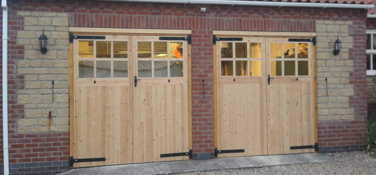 Side Hinged Wooden Garage Doors Perth